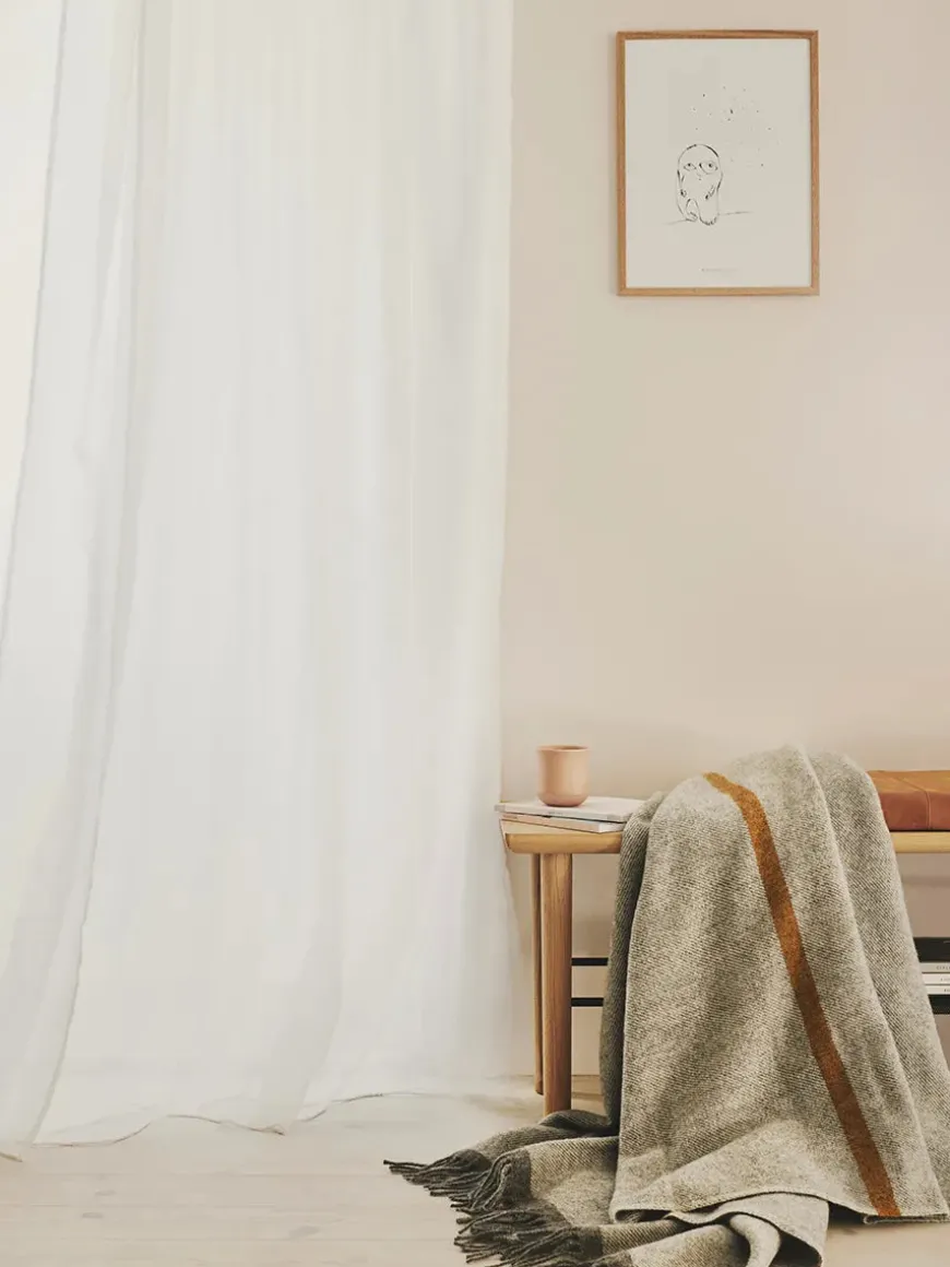 Alrø Plaid, pine forrest fra Silkeborg Uldspinderi