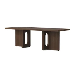Androgyne Lounge Table, Calacatta Viola / Wood fra Audo Copenhagen