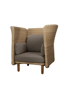 Arch Loungestol, høj arm/ryg fra Cane-line