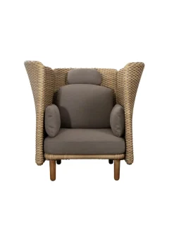 Arch Loungestol, høj arm/ryg fra Cane-line