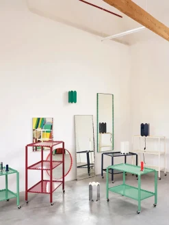 Arcs Mirror Round, red fra Hay