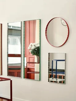 Arcs Mirror Round, red fra Hay