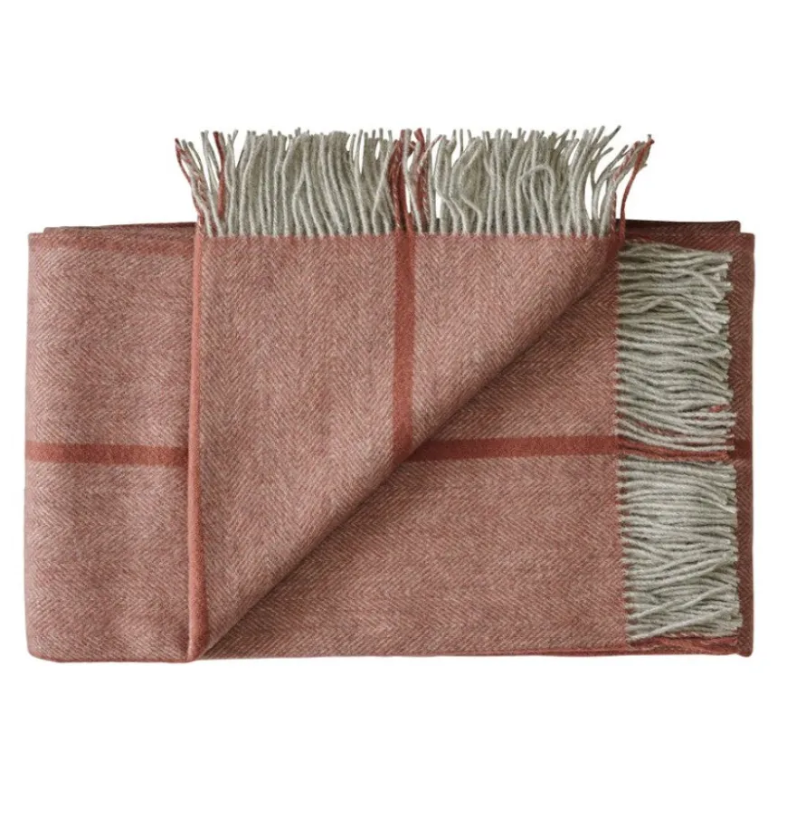 Askø Plaid, dark grey fra Silkeborg Uldspinderi