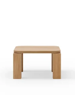 Atlas Sofabord 600x600, Costa Black Marble fra New Works