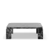 Atlas Sofabord 820x820, Costa Black Marble fra New Works