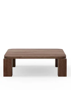 Atlas Sofabord 820x820, Natural Oak fra New Works