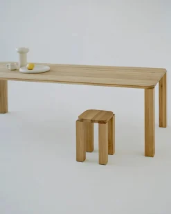 Atlas Stool, Smoked Oak fra New Works