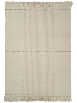 Awakened Mind Tæppe, white fra Linie Design