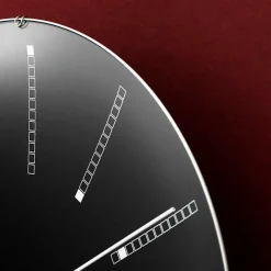 Bankers club vægur af Arne Jacobsen i sort (Ø: 21)