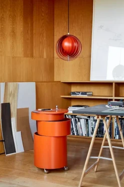 Barboy Sidebord, hvid af Verner Panton