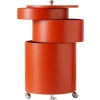 Barboy Sidebord, orange af Verner Panton