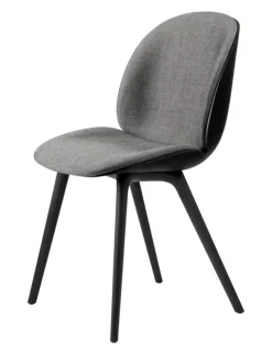 Beetle Chair, forsidepolstret, sort skal fra GUBI