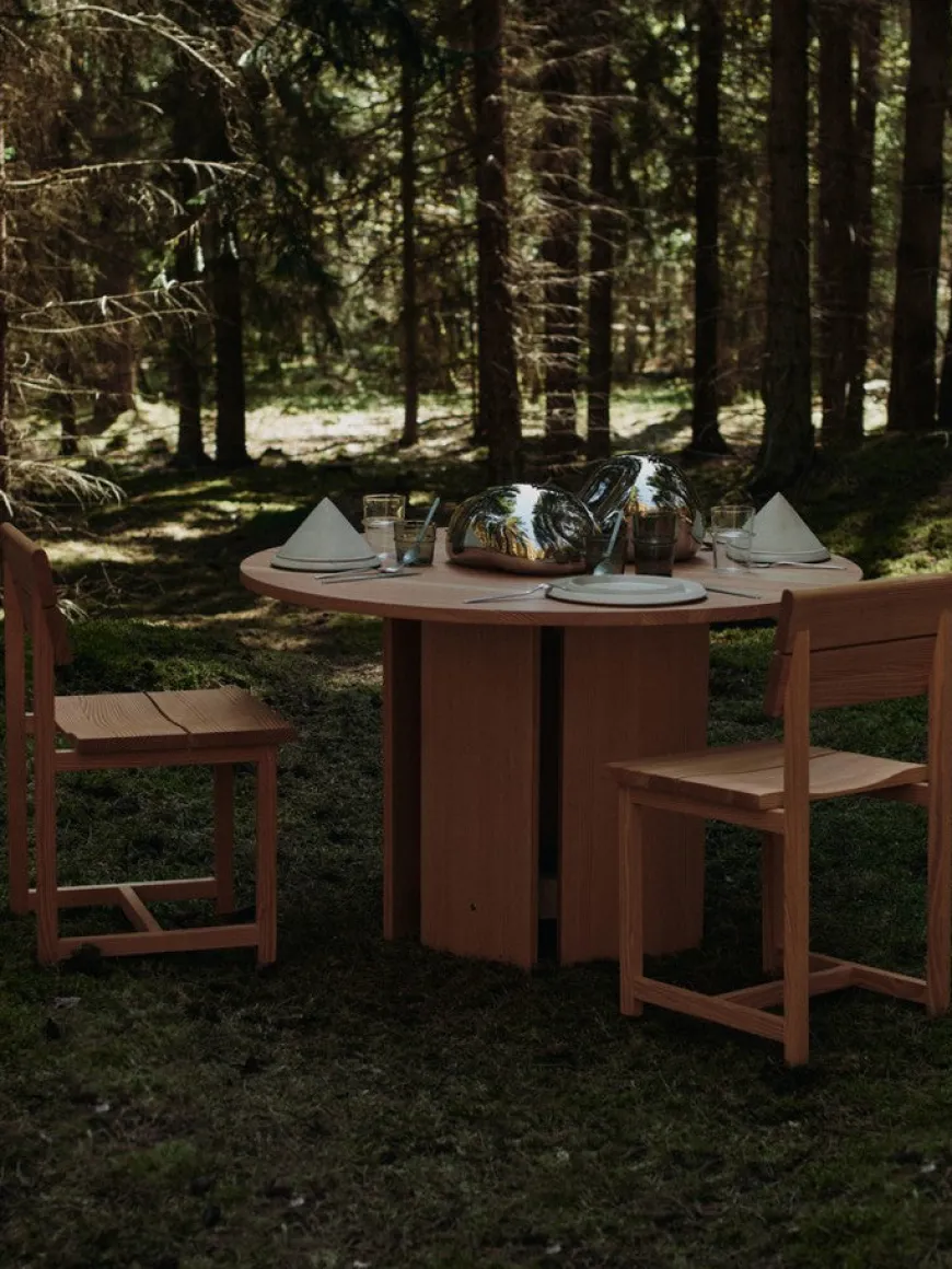 Bellure Piece Round Silver fra Ferm Living