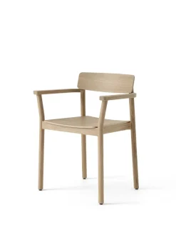 Betty TK10 Spisebordsstol, sortlakeret eg fra &Tradition