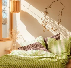 Bæk & Bølge Sengetøj, blå/birk fra Juna