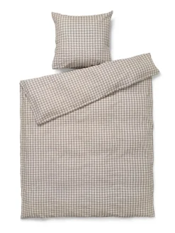 Bæk & Bølge Sengetøj, grøn/soft pink fra Juna