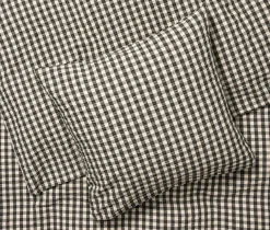 Bæk & Bølge Sengetøj, grøn/soft pink fra Juna