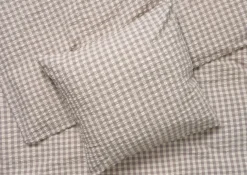 Bæk & Bølge Sengetøj, sort/sand fra Juna