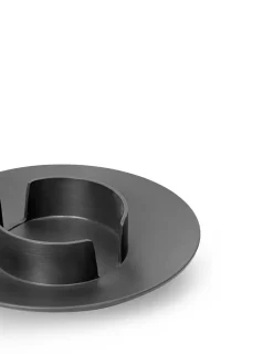 Block Candle Holder, sort messing fra Ferm Living