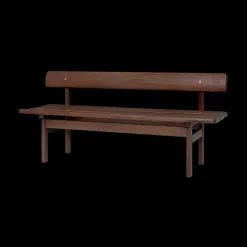 BM0699 Asserbo bænk m. ryglæn af Børge Mogensen