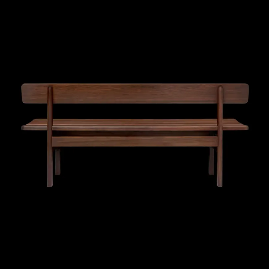 BM0699 Asserbo bænk m. ryglæn af Børge Mogensen