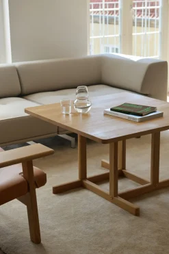 BM80 Shaker sofabord, firkantet af Børge Mogensen