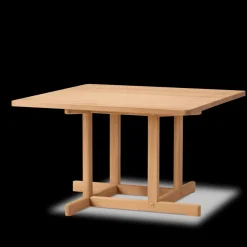 BM80 Shaker sofabord, rundt af Børge Mogensen