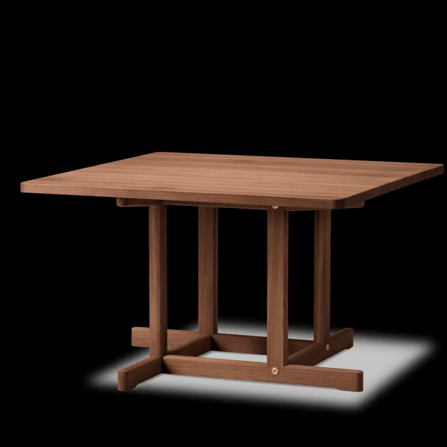 BM80 Shaker sofabord, rundt af Børge Mogensen