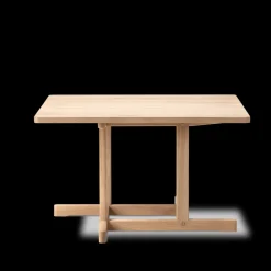 BM80 Shaker sofabord, rundt af Børge Mogensen