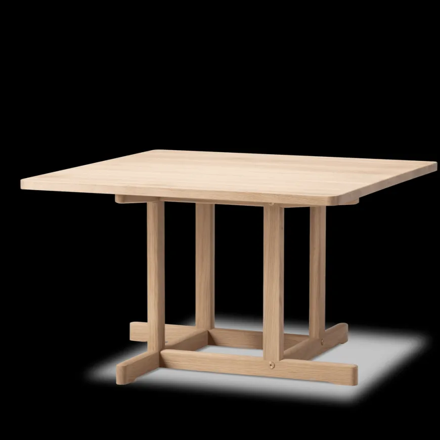 BM80 Shaker sofabord, rundt af Børge Mogensen