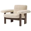 Brasilia Lounge Chair, low back, sheepskin fra Audo Copenhagen