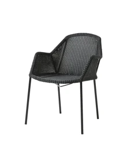 Breeze Havestol m. Armlæn, stabelbar fra Cane-line