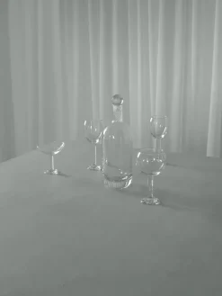 Bubble Glass Wine, plain top fra Louise Roe