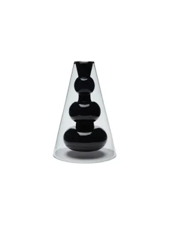 Bump Vase Short Black fra Tom Dixon