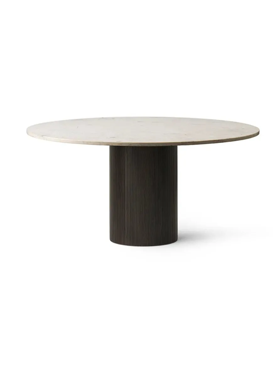 Cabin bord Ø150, beige marmor fra Vipp