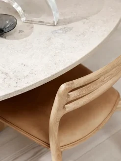 Cabin bord Ø150, grå marmor fra Vipp