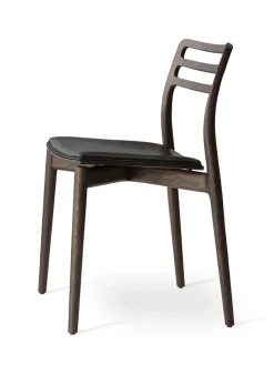 Cabin Stol med lædersæde fra Vipp