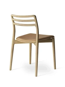 Cabin Stol med lædersæde fra Vipp