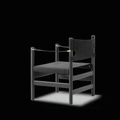 Canvas 21 stol, røget olieret eg af Børge Mogensen