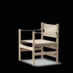 Canvas 21 stol, røget olieret eg af Børge Mogensen