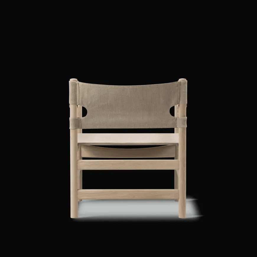 Canvas 21 stol, sortlakeret eg af Børge Mogensen