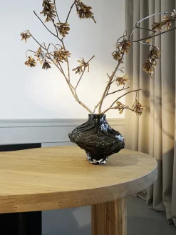 Canyon Vase Large, clear fra Hein studio