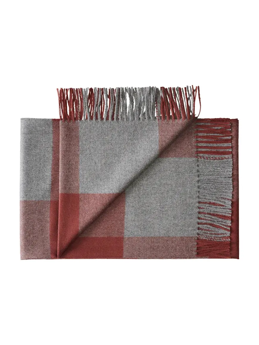 Caracas Plaid, black fra Silkeborg Uldspinderi