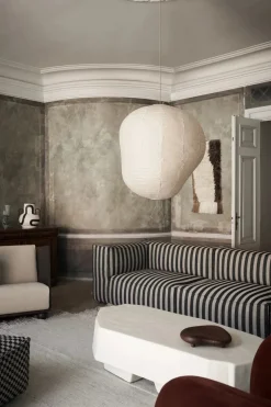 Catena Armrest Left Louisiana, sand/black fra Ferm Living