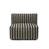 Catena Sofa Center Louisiana, sand/black fra Ferm Living