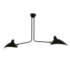 Ceiling Lamp w/2 Fixed Arms af Serge Mouille