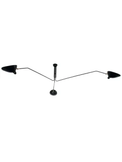 Ceiling Lamp w/3 Rotating Arms af Serge Mouille