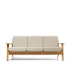 CH293 3 pers. sofa, eg olie af Hans J. Wegner