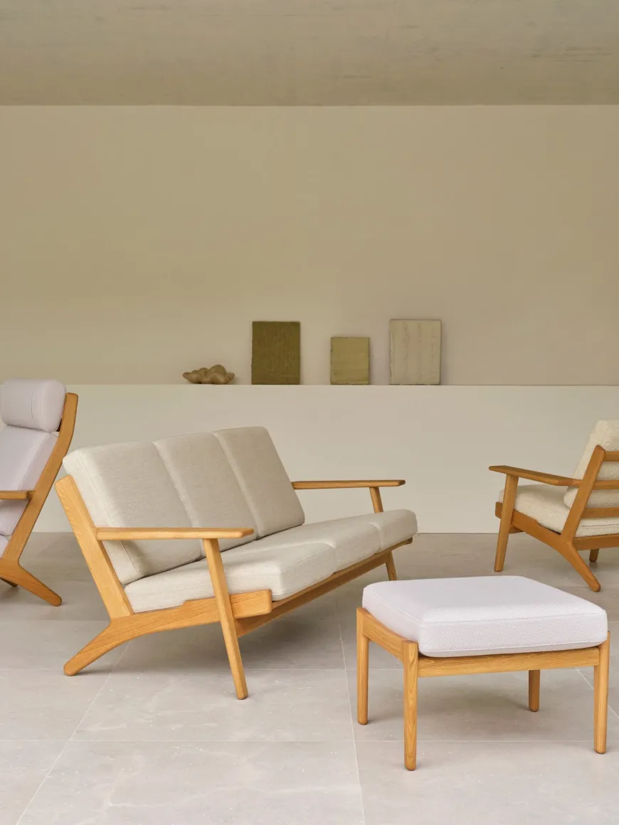 CH293 3 pers. sofa, eg olie af Hans J. Wegner