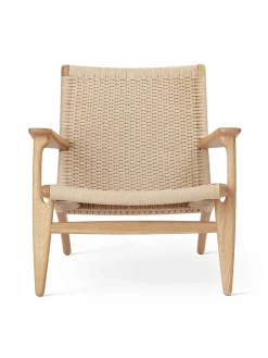 CH25 Loungestol, valnød olie af Hans J. Wegner